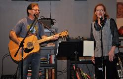 With Cynthea Carrington at Expressions Coffee House in Fairborn, OH